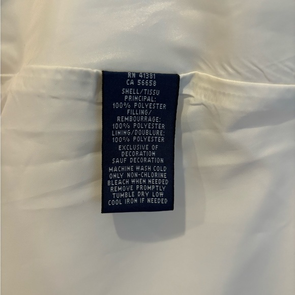 Ralph Lauren white quilted outdoor vest size large - Picture 11 of 15